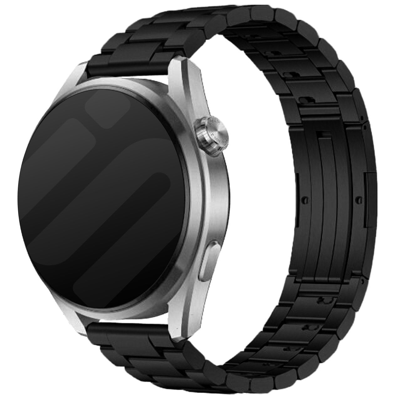OnePlus Watch 'One Push' Titanium Strap (Black)