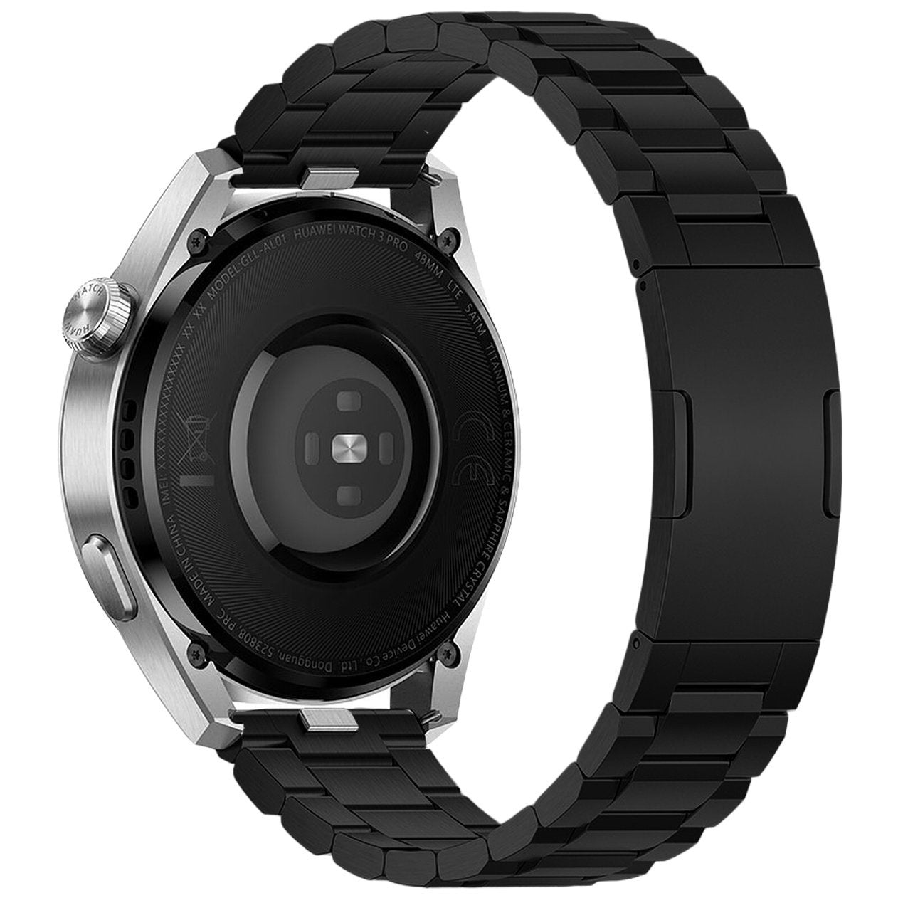 OnePlus Watch 'One Push' Titanium Strap (Black)