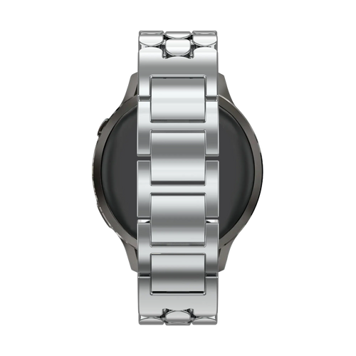 Bandz Huawei Watch 5 - 42mm Steel Strap 'Oval' (Silver)