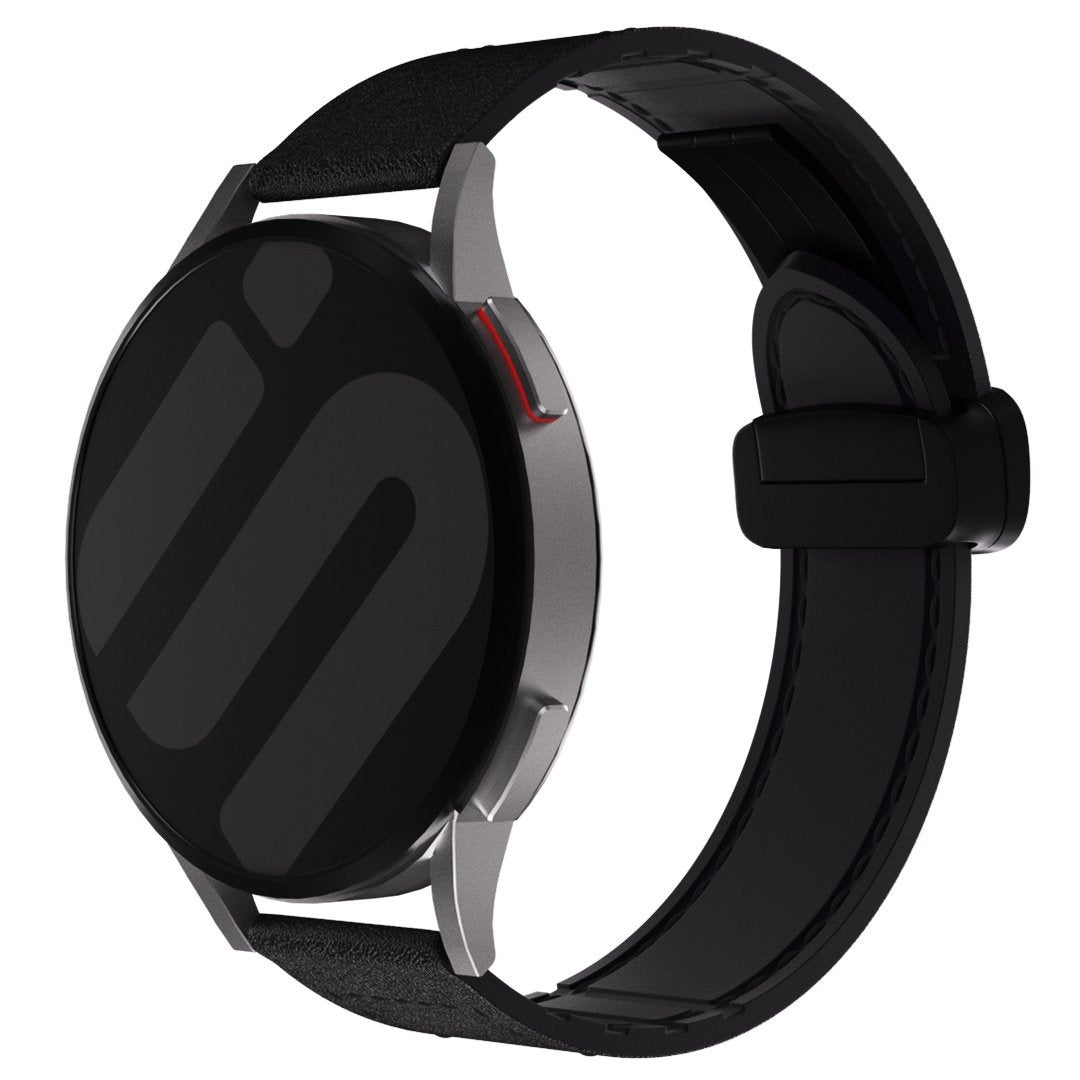 OnePlus Watch 3 Leather Strap with D-buckle (Black)