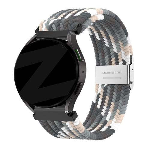 Bandz Garmin Forerunner 570 - 42mm Woven Nylon Strap (Slate)