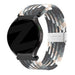 Bandz Samsung Galaxy Watch 4 Classic 42mm Woven Nylon Strap (Black Mix)