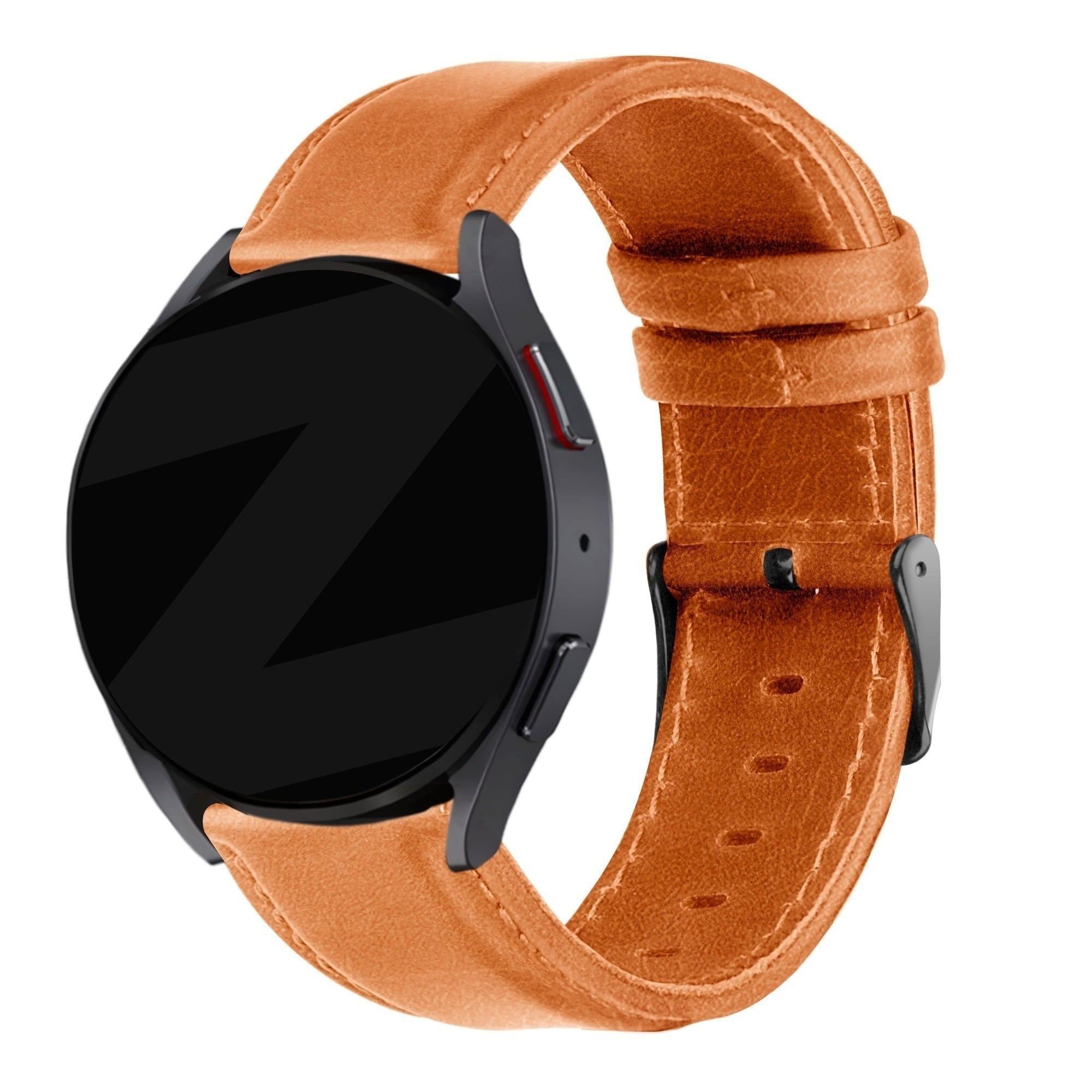 Bandz Realme Watch 2 (Pro) Leather Strap 'Classic' (Brown)