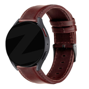 Bandz Suunto Race (S) Leather Strap 'Classic' (Dark Brown)