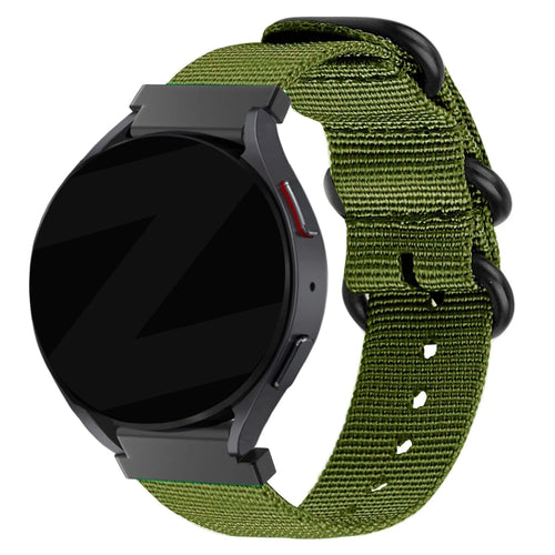 Bandz Oppo Watch X2 Nylon Strap with Buckle (Green)