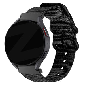 Bandz Coros Apex 46mm Nylon Strap with Buckle (Black)