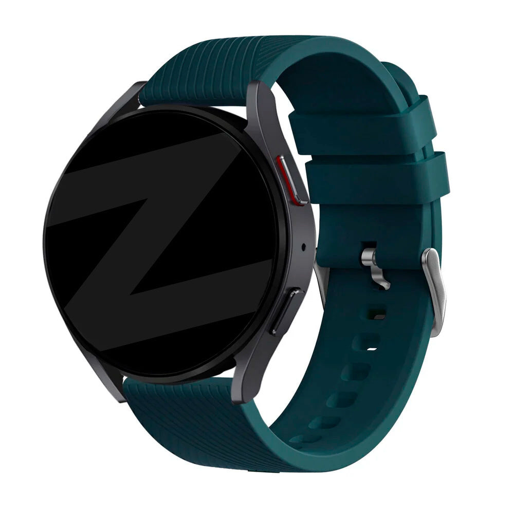 Bandz OnePlus Watch 3 Silicone Strap 'Deluxe' (Dark Green)