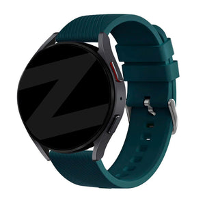 Bandz Huawei Watch GT 6 - 46mm Silicone Strap 'Deluxe' (Dark Green)