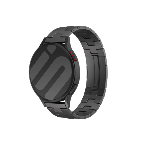 Suunto 9 Peak Pro Titanium Grain Strap (Flat Buckle) (Graphite)