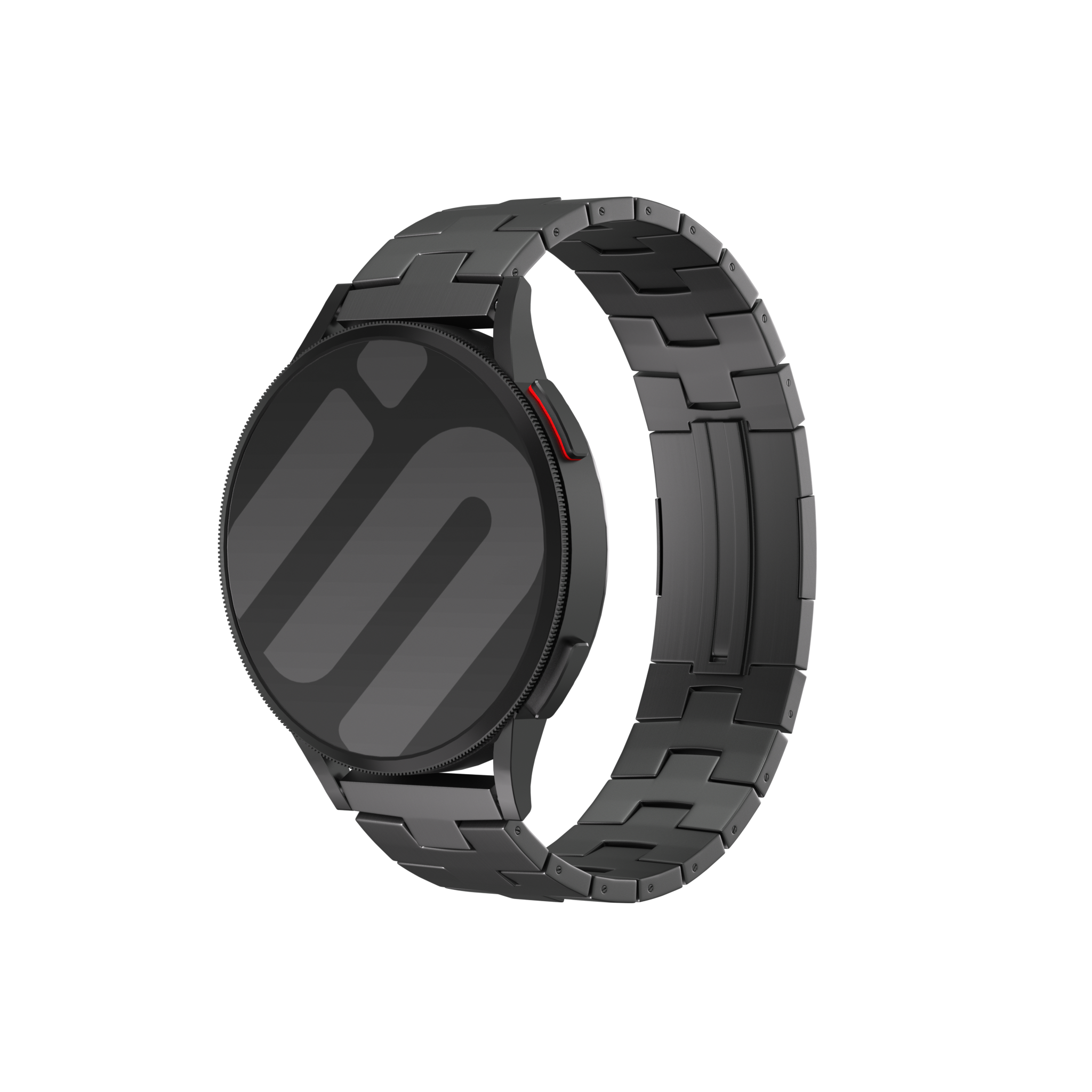 Huawei Watch 5 - 46mm Titanium Grain Strap (Flat Buckle) (Graphite)