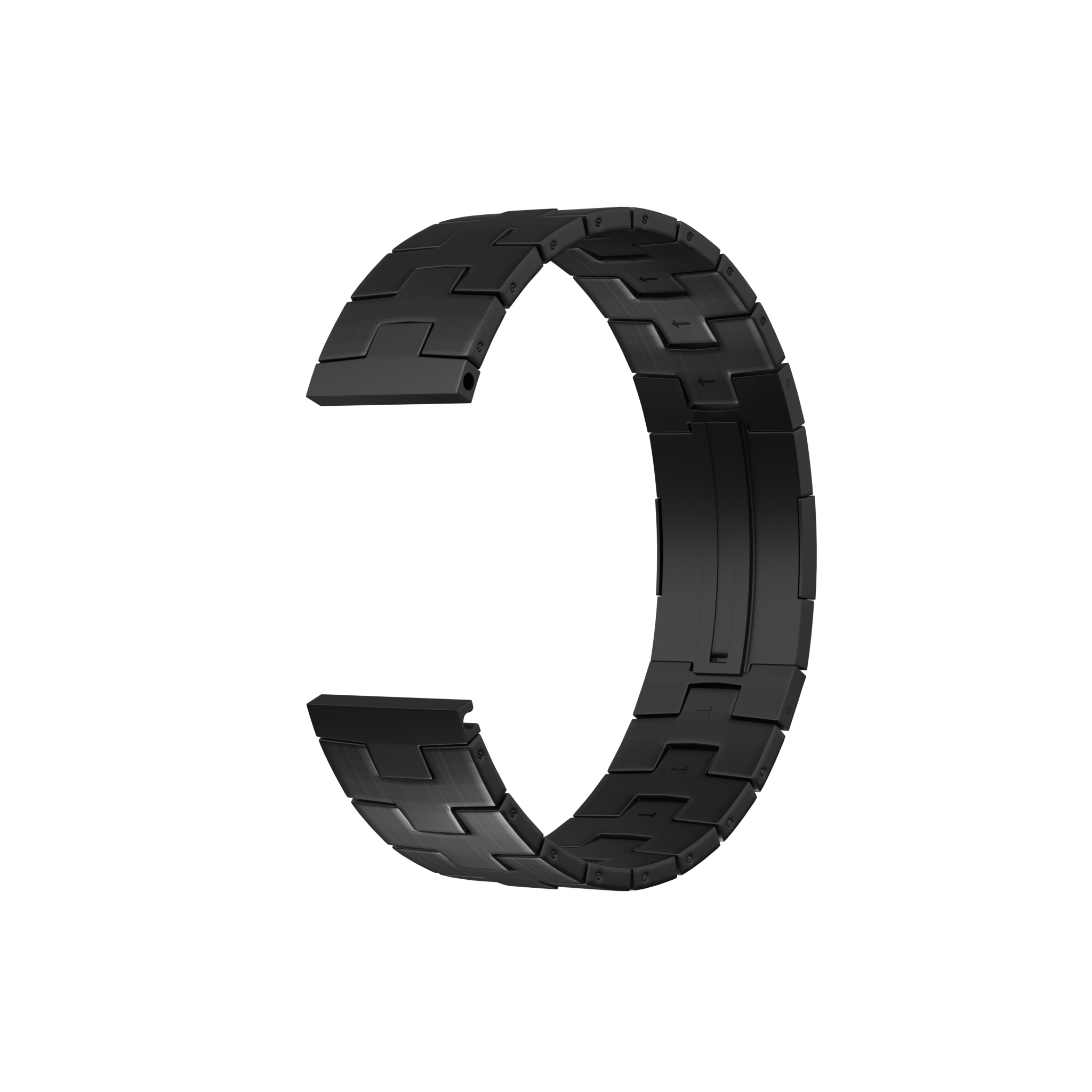 Huawei Watch GT 5 Pro - 46mm Titanium Grain Strap (Flat Closure) (Graphite)