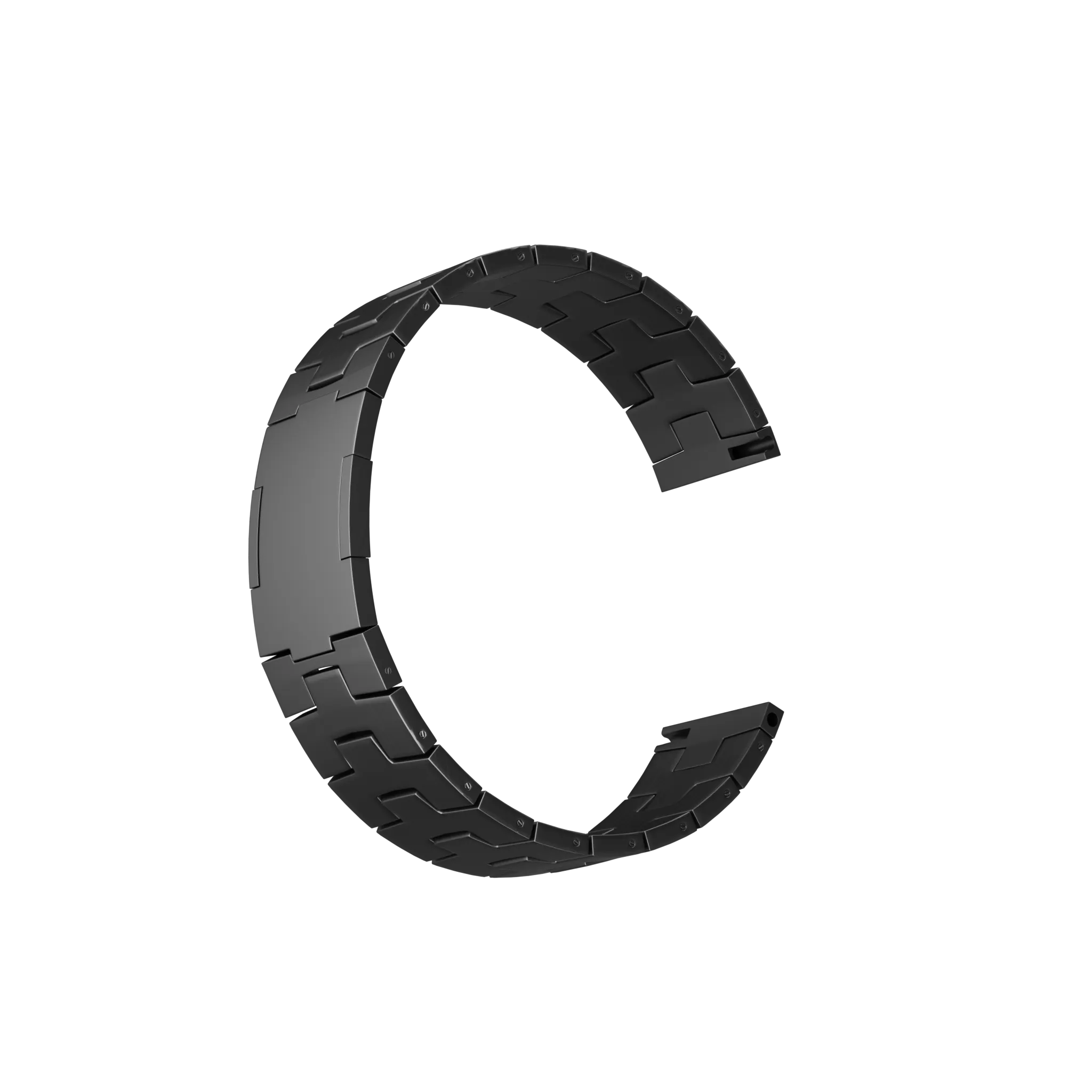 Suunto Vertical Titanium Grain Strap (Flat Buckle) (Graphite)