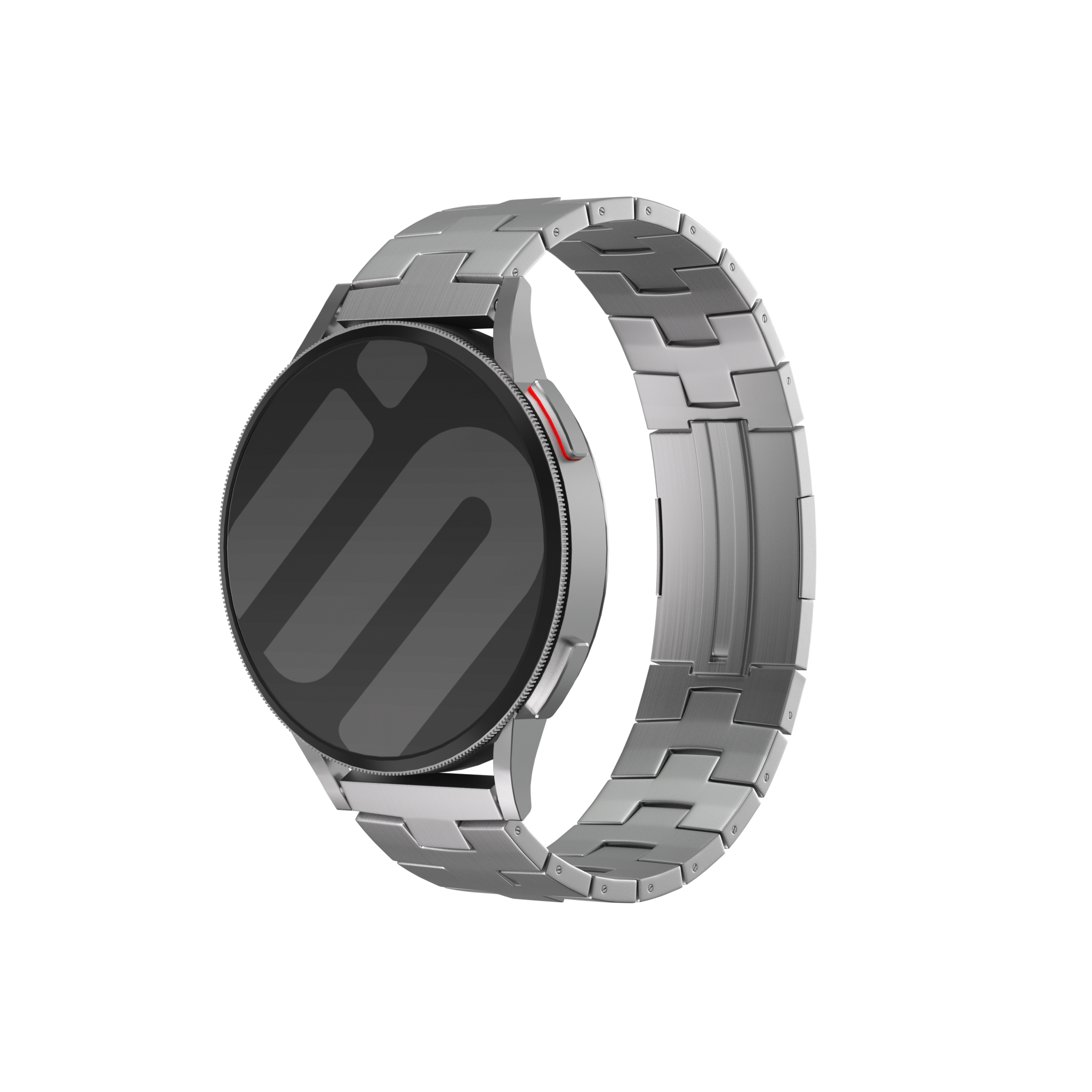 Huawei Watch 5 - 46mm Titanium Grain Strap (Flat Buckle) (Silver)