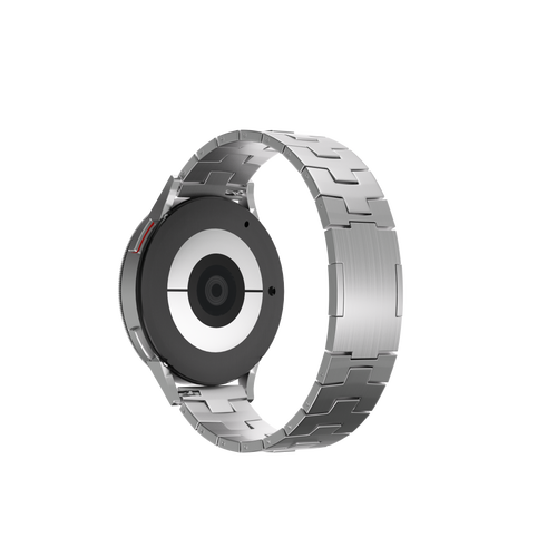 Redmi Watch 5 Active Titanium Grain Strap (Flat Buckle) (Silver)