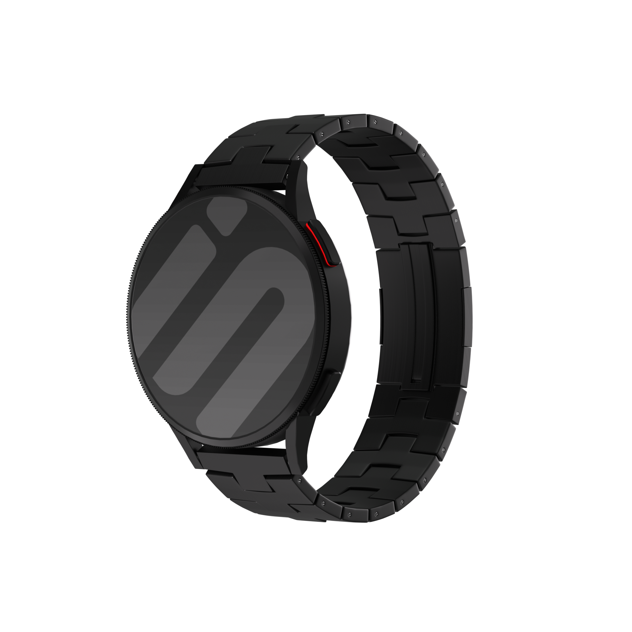 Huawei Watch 5 - 46mm Titanium Grain Strap (Flat Buckle) (Black)