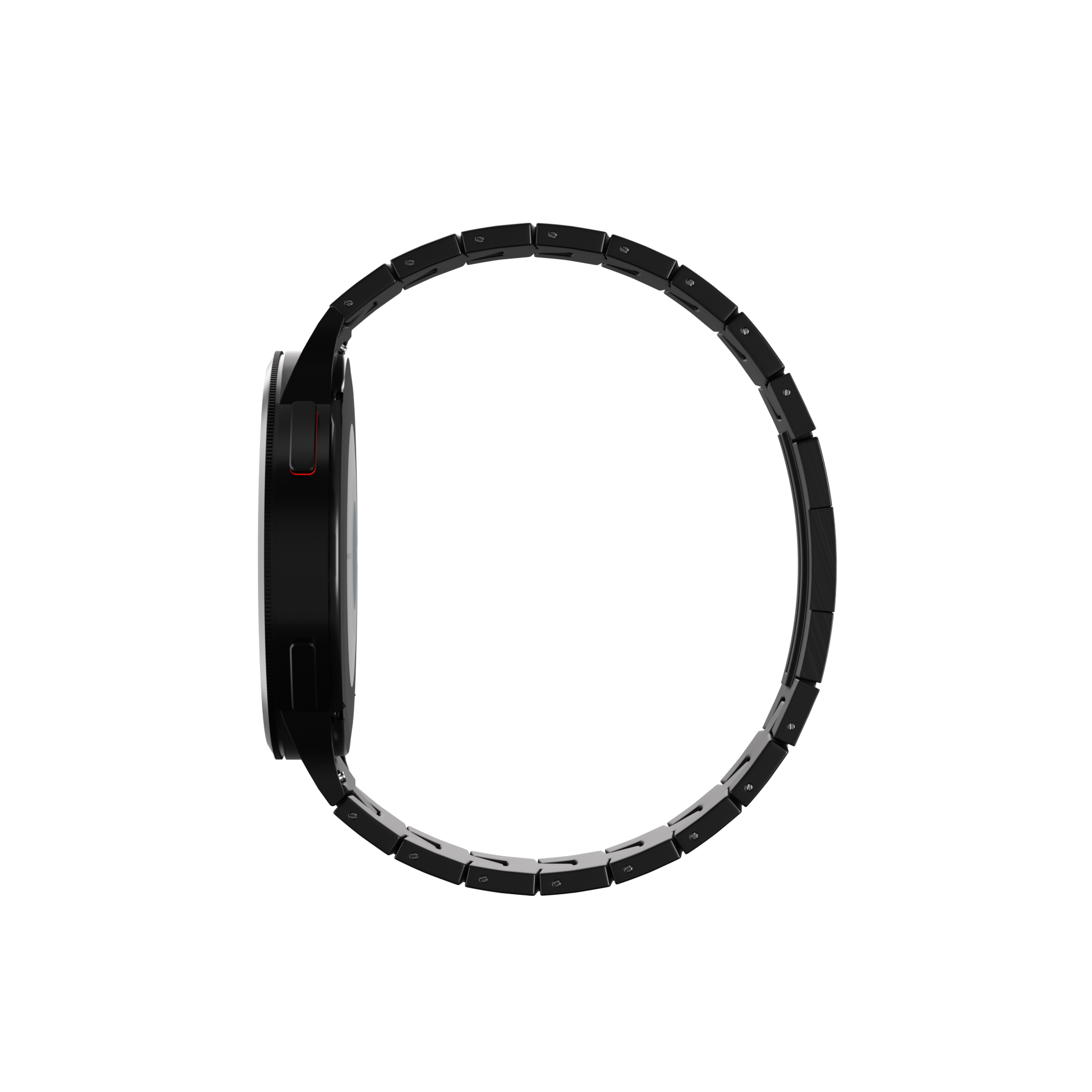 Huawei Watch GT 4 - 46mm Titanium Grain Strap (Flat Closure) (Black)