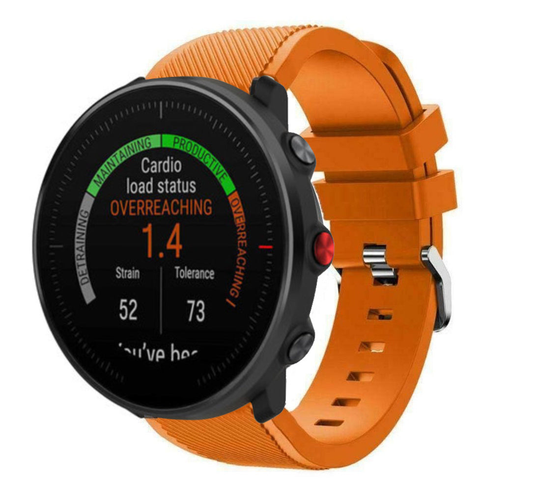 Polar Vantage M Twill Silicone Strap Orange