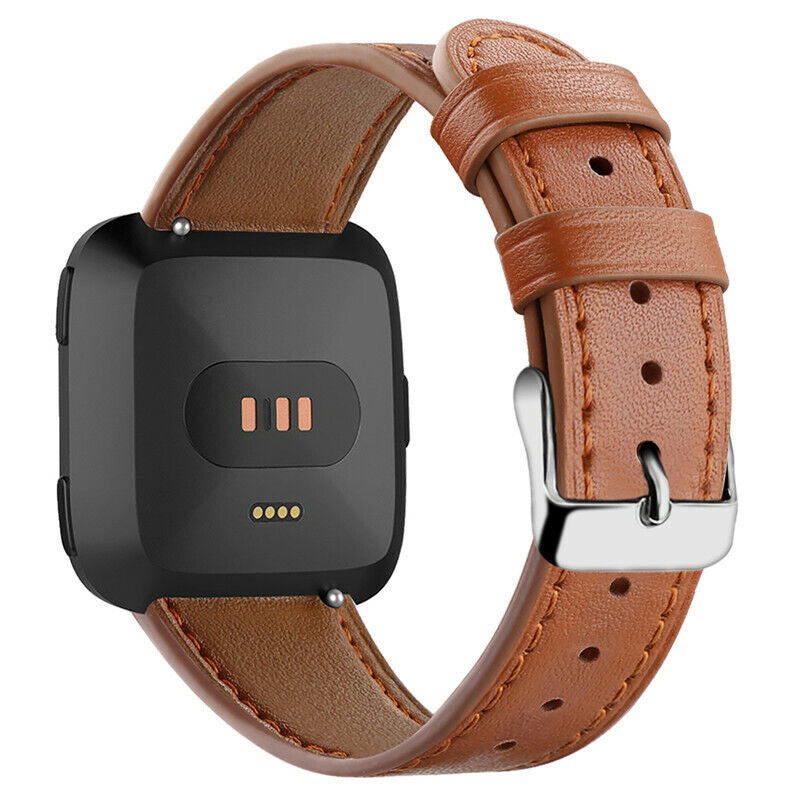 Fitbit Versa Leather Strap (Brown)