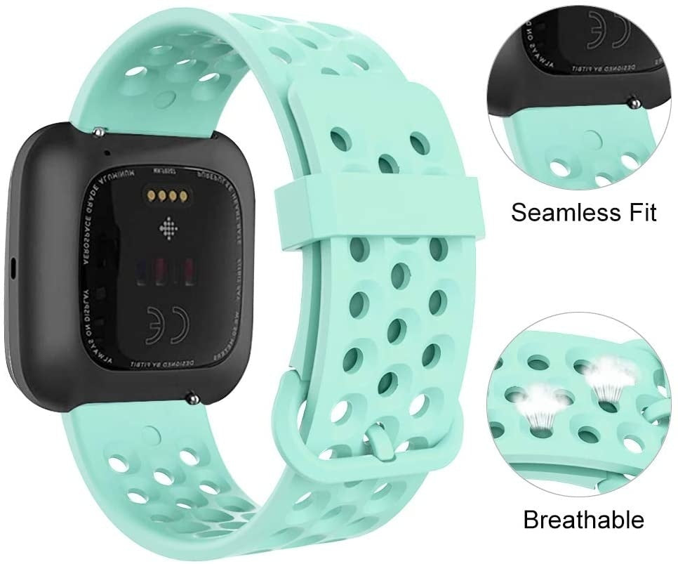 Fitbit Versa/Versa Breathable Strap (Aqua) - Main Image
