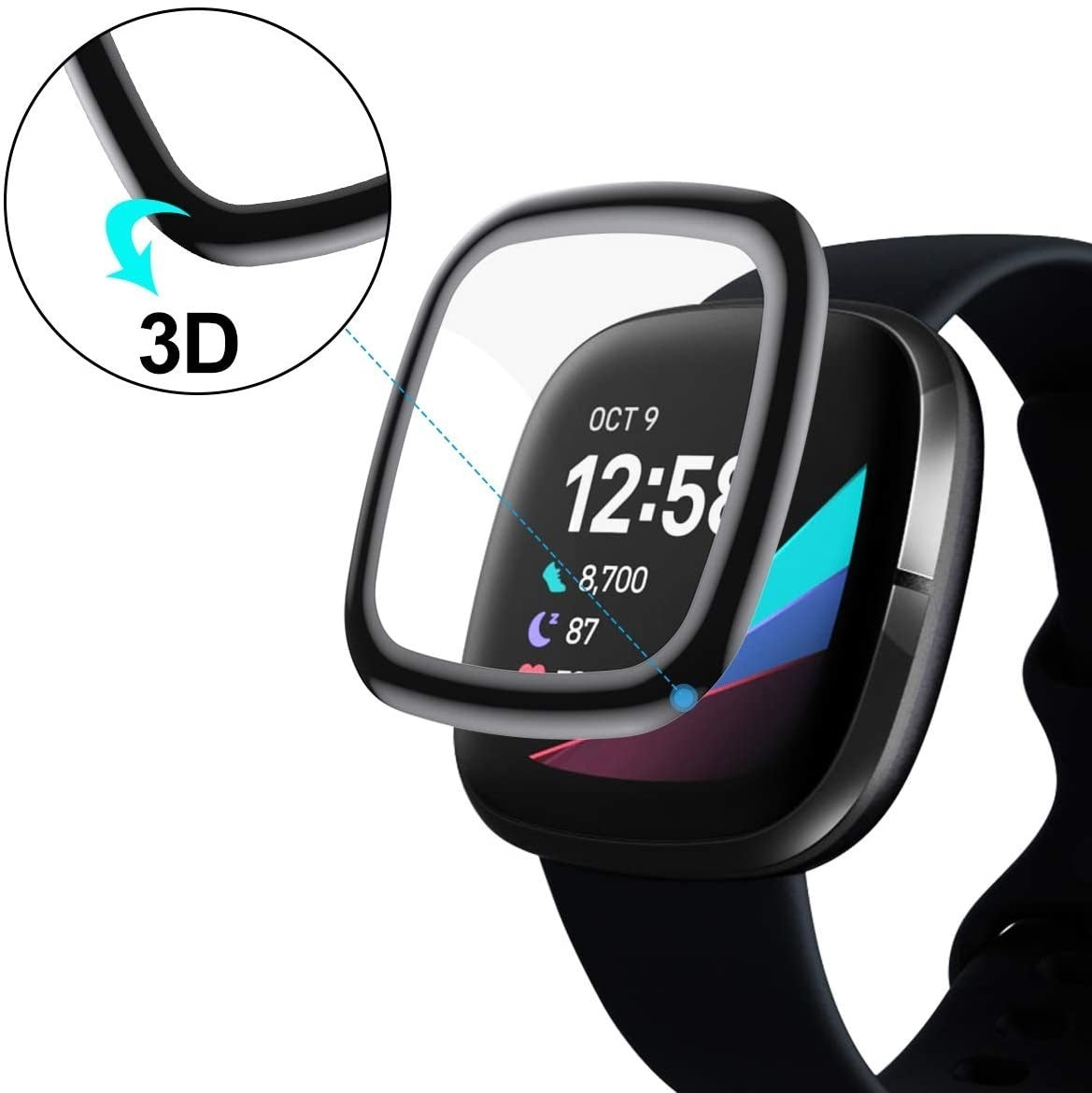 Fitbit Versa screen protector - Main Image