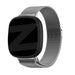 Bandz Fitbit Versa 3 Milanese Loop Strap (Silver)