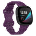 Fitbit Sense Silicone Strap with Pattern (Purple)