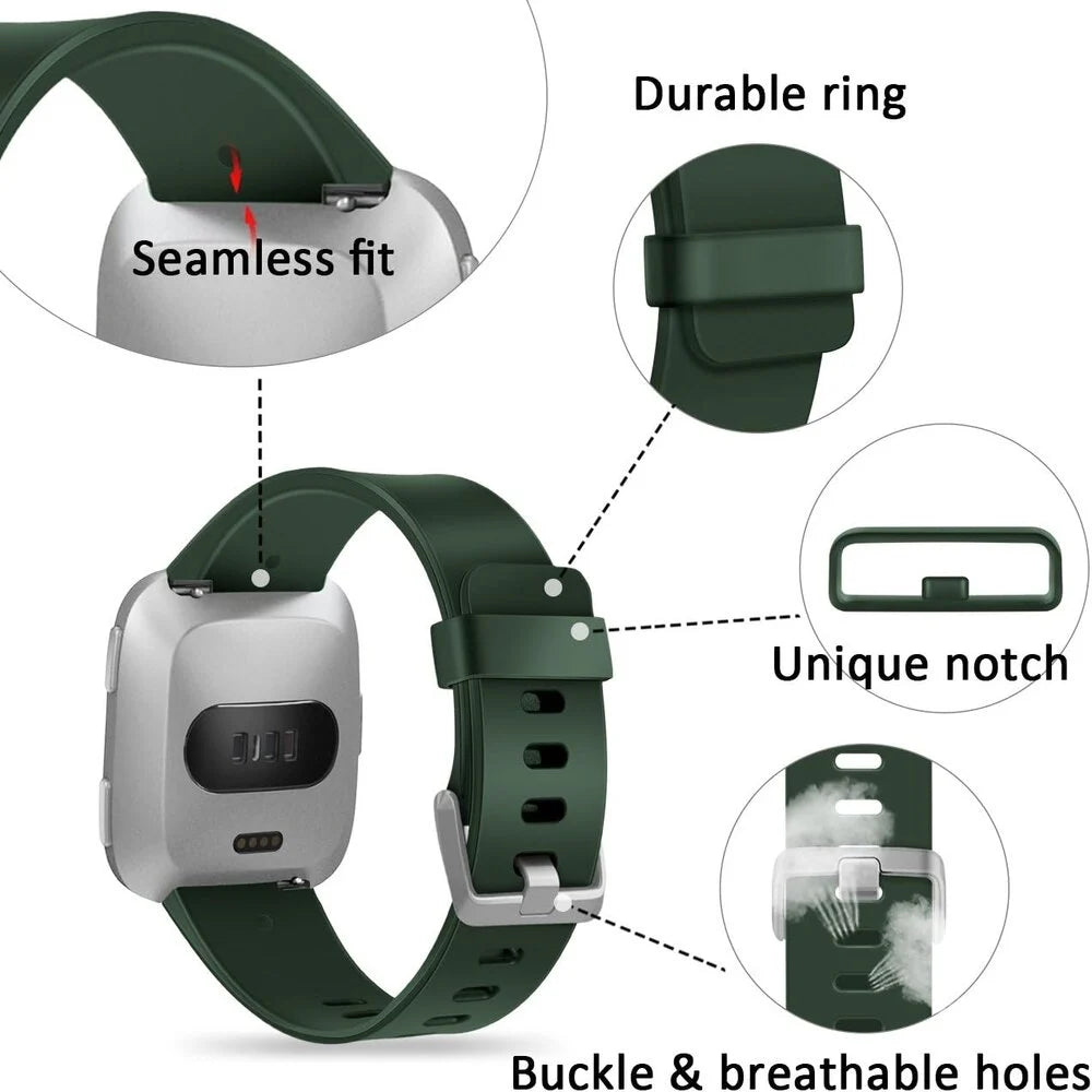 Fitbit Versa Versa 2 Silicone Strap Green