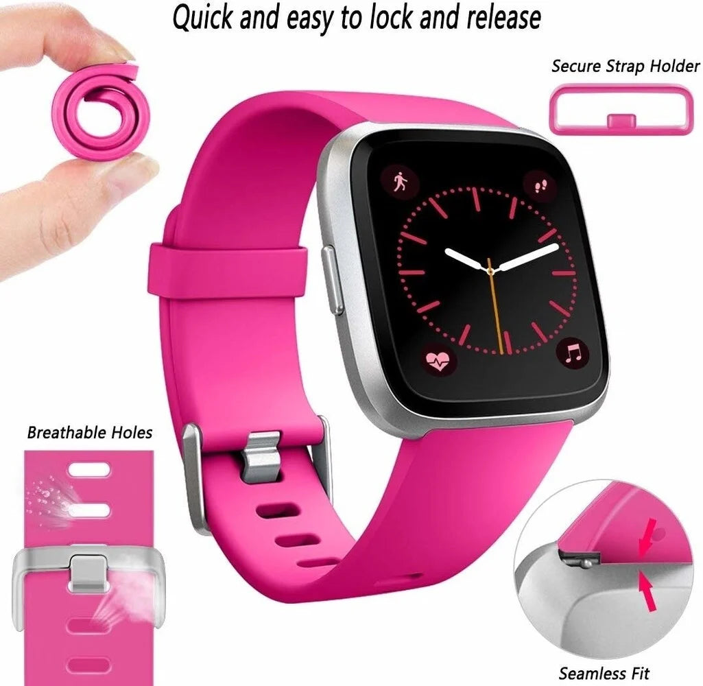 Fitbit Versa / Versa 2 Strap (Bright Pink)