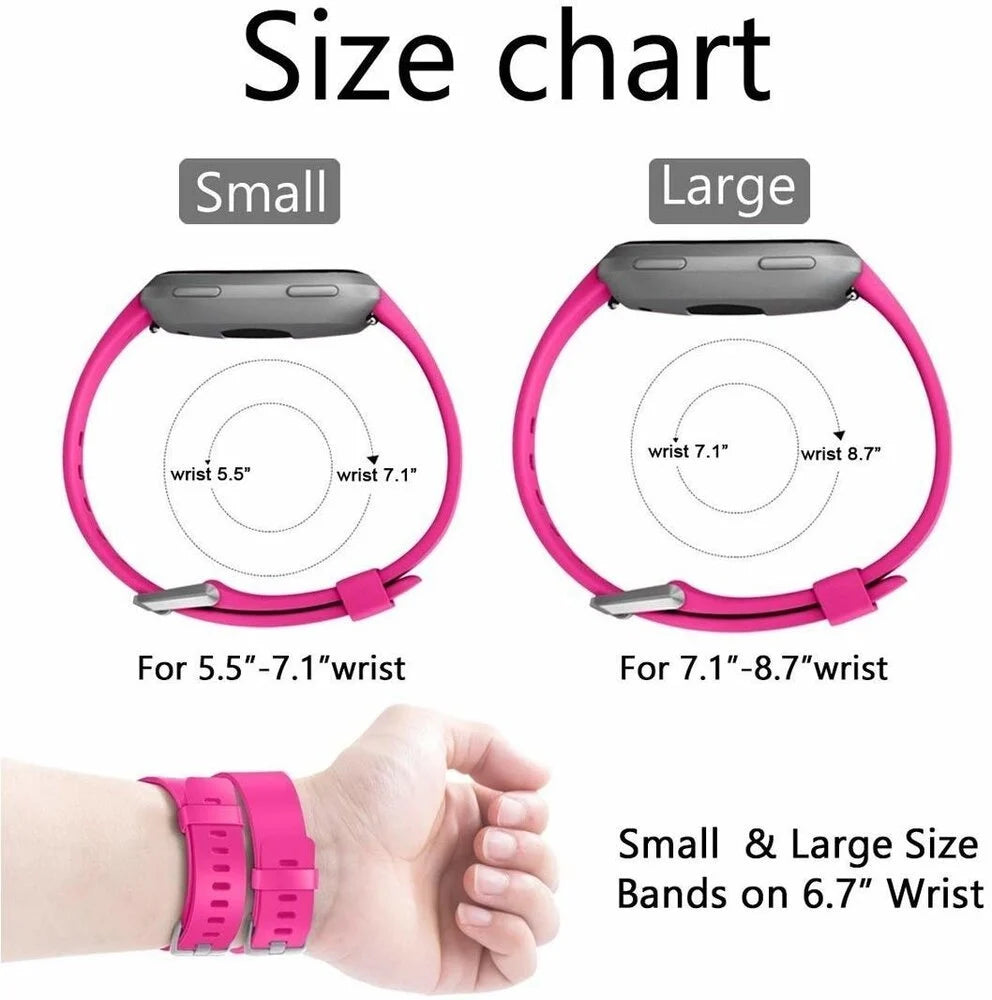 Fitbit Versa / Versa 2 Strap (Bright Pink)