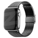 Bandz Apple Watch Adjustable Steel Strap (Black)
