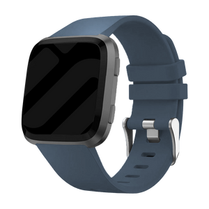 Fitbit Versa / Versa 2 Silicone Strap with Buckle (Greyblue)