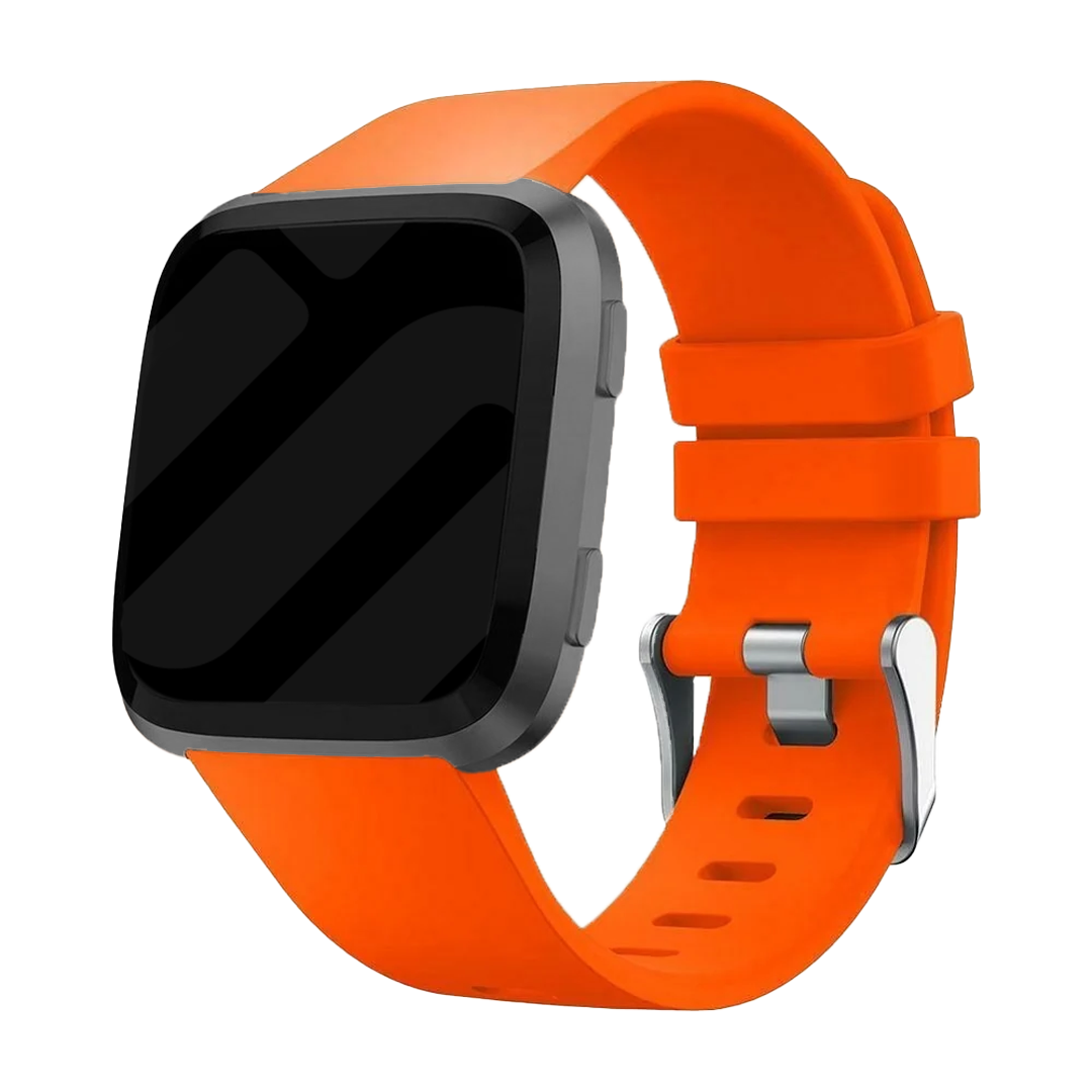 Fitbit Versa/Versa Silicone Strap (Orange) - Main Image