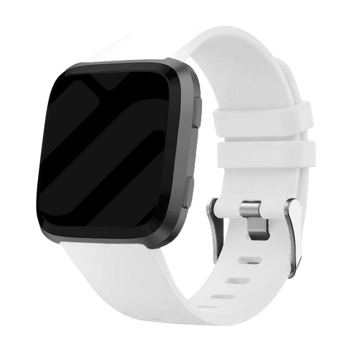Fitbit Versa/Versa 2 Silicone Strap (White)