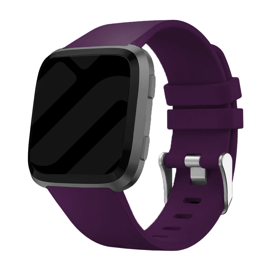 Fitbit Versa/Versa Silicone Strap with Buckle (Dark Purple)