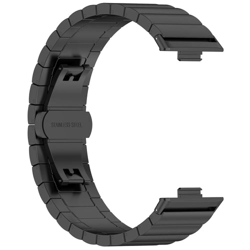 Huawei Watch Fit 4 Luxury Metal Strap (Black)