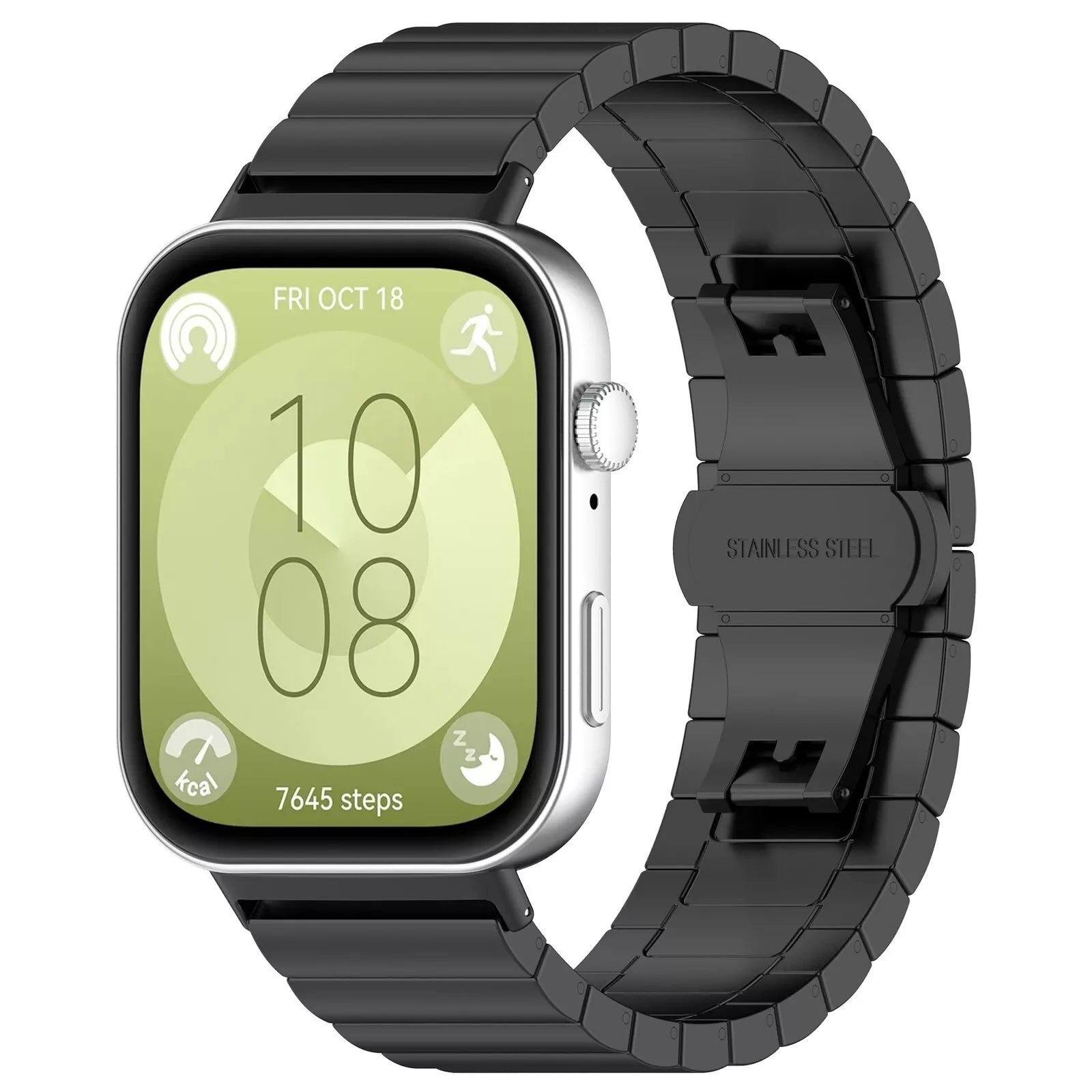 Huawei Watch Fit Luxury Metal Strap (Black)