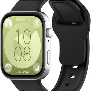 Huawei Watch Fit 4 Outdoor Silicone Strap (Black)