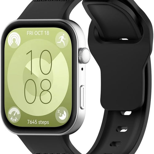 Huawei Watch Fit 4 Outdoor Silicone Strap (Black)