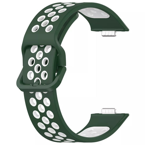 Huawei Watch Fit 4 Sport Strap (Green/White)