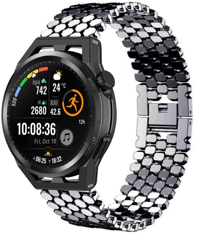 watch-gt-runner-stalen-vis-band-zwart