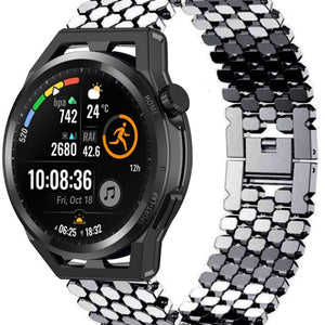watch-gt-runner-stalen-vis-band-zwart