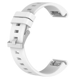 Garmin Instinct E - 45mm Glossy Silicone Strap (White)