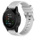 Garmin Fenix 8 - 43mm Glossy Silicone Strap (White)