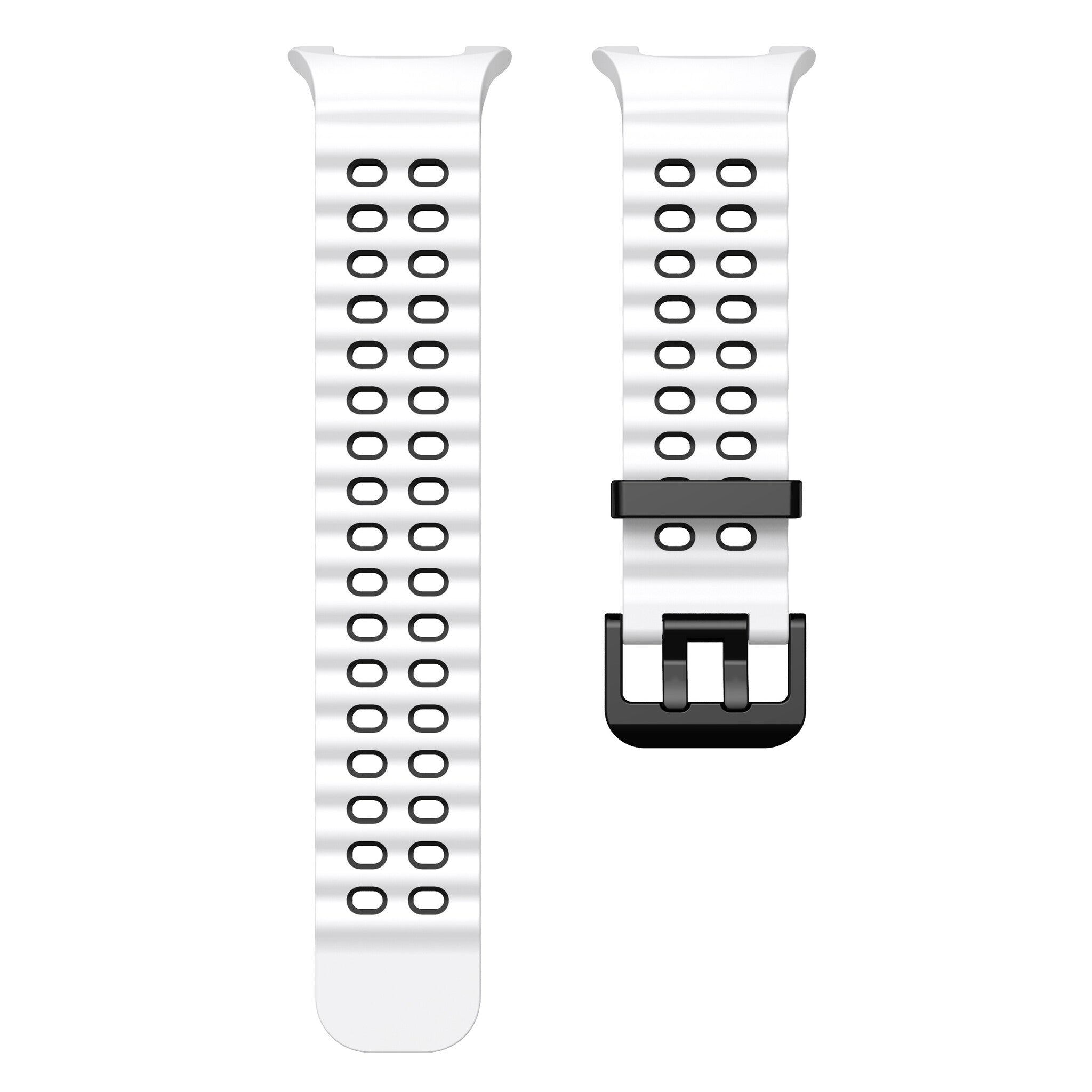 Samsung Galaxy Watch 8 - 44mm Ocean Strap (White/Black)