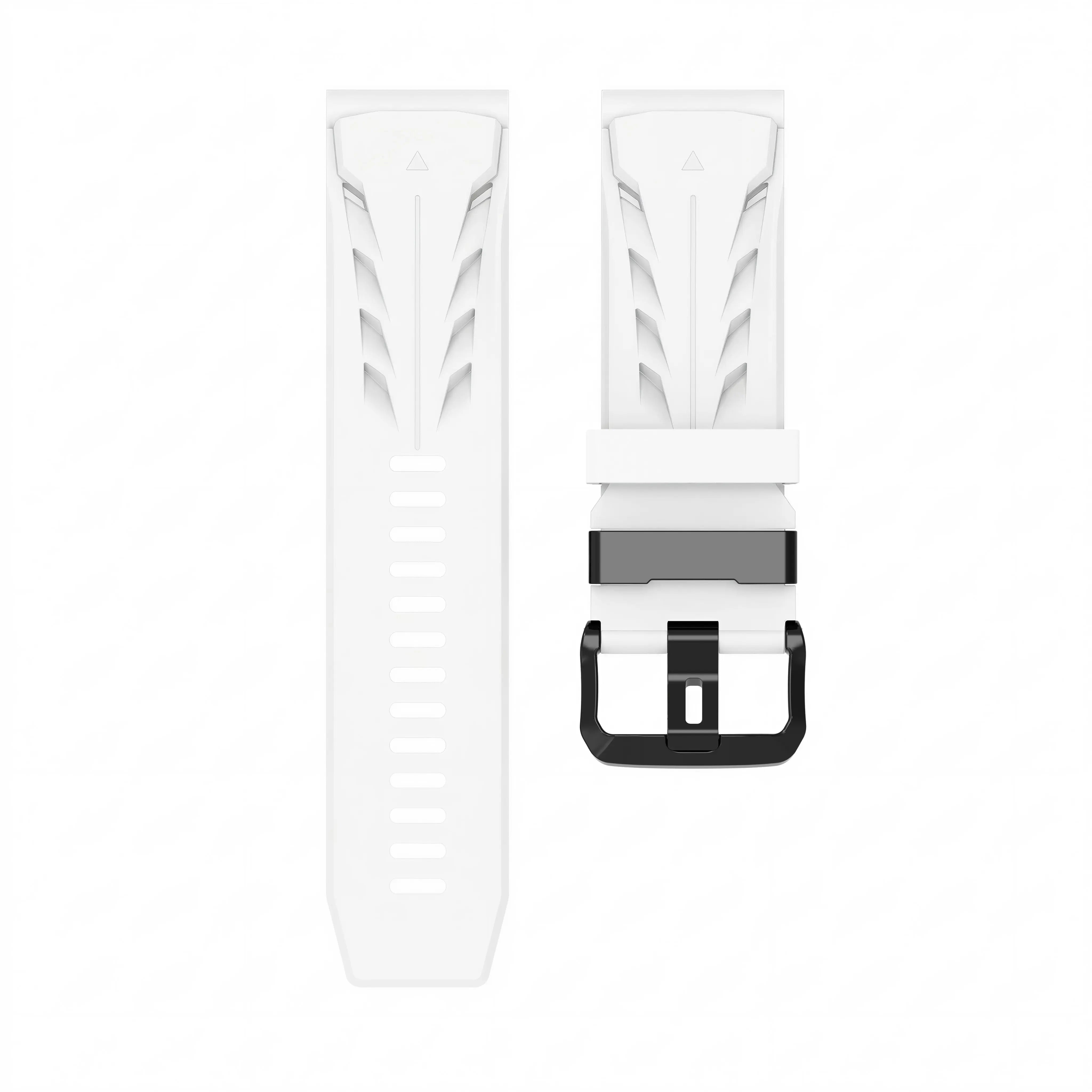 Garmin Quatix 8 Pro - 47mm Race Silicone Strap (White)