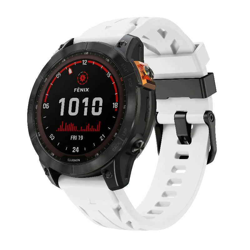 Garmin Epix Pro (Gen 2) 51mm Race Silicone Strap (White)