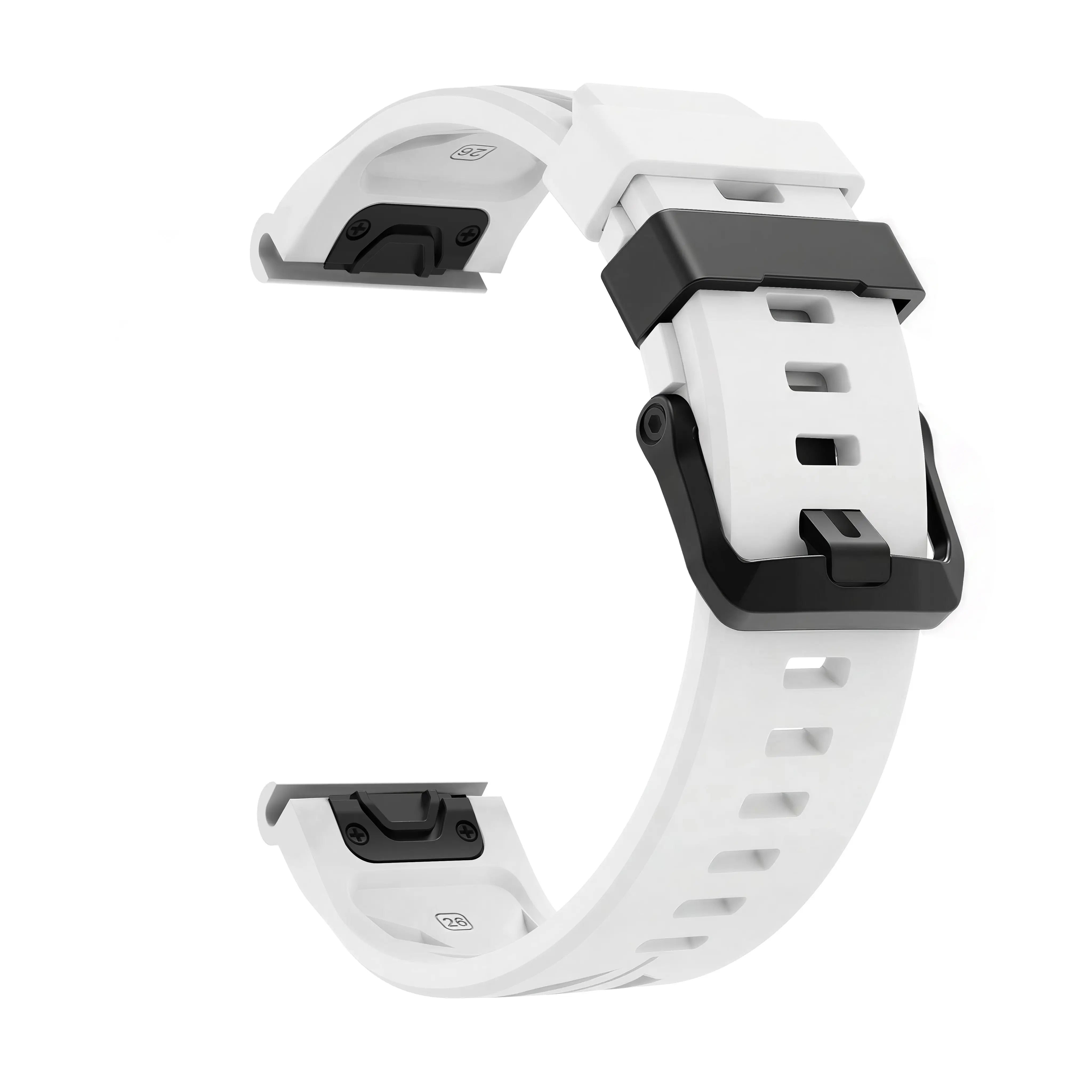 Garmin Quatix 8 Pro - 47mm Race Silicone Strap (White)
