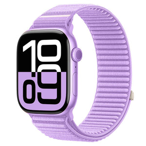 Strap-it Apple Watch Wave Nylon Strap (Purple)