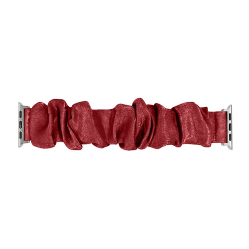 Apple Watch Scrunchie Strap (Wine Red)