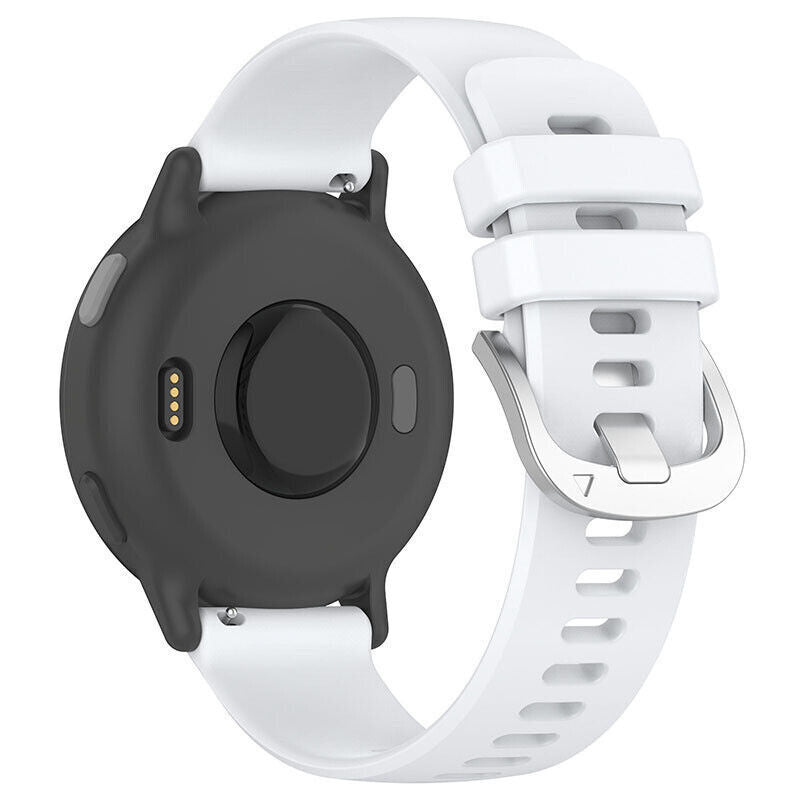 Garmin Forerunner 645 Silicone Classic Strap (White)
